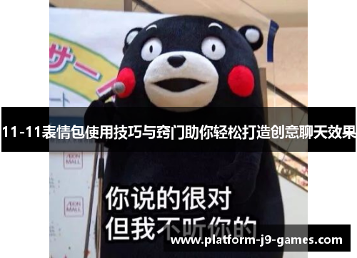 11-11表情包使用技巧与窍门助你轻松打造创意聊天效果